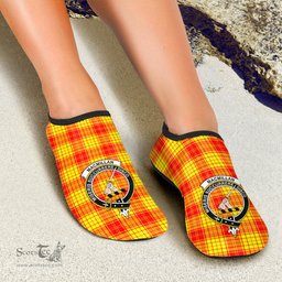 ScotsTee Shop Scottish MacMillan Clan Clan Crest Tartan Men and Women a Slip On Barefoot Quick-Dry Beach Aqua Yoga Water Shoes