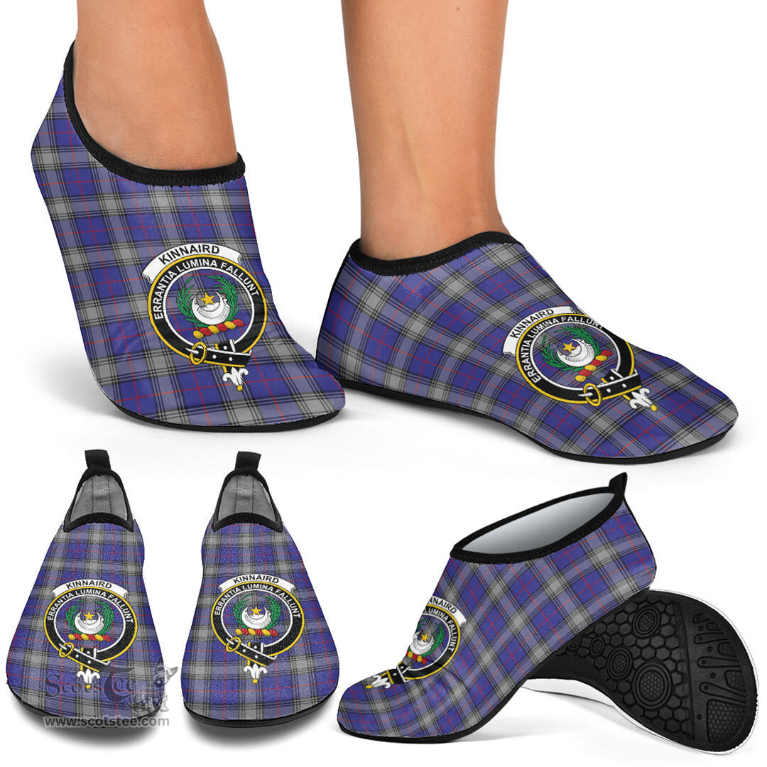 ScotsTee Shop Scottish Kinnaird Clan Crest Tartan Men and Women a Slip On Barefoot Quick-Dry Beach Aqua Yoga Water Shoes