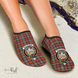ScotsTee Shop Scottish MacLachlan Weathered Clan Crest Tartan Men and Women a Slip On Barefoot Quick-Dry Beach Aqua Yoga Water Shoes