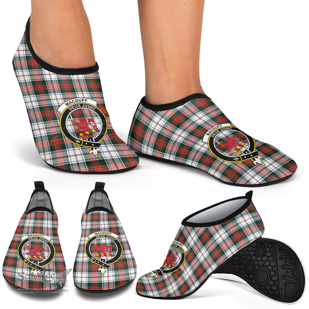 ScotsTee Shop Scottish MacDuff Dress Modern Clan Crest Tartan Men and Women a Slip On Barefoot Quick-Dry Beach Aqua Yoga Water Shoes