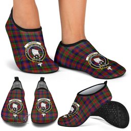 ScotsTee Shop Scottish Tennant Clan Crest Tartan Men and Women a Slip On Barefoot Quick-Dry Beach Aqua Yoga Water Shoes