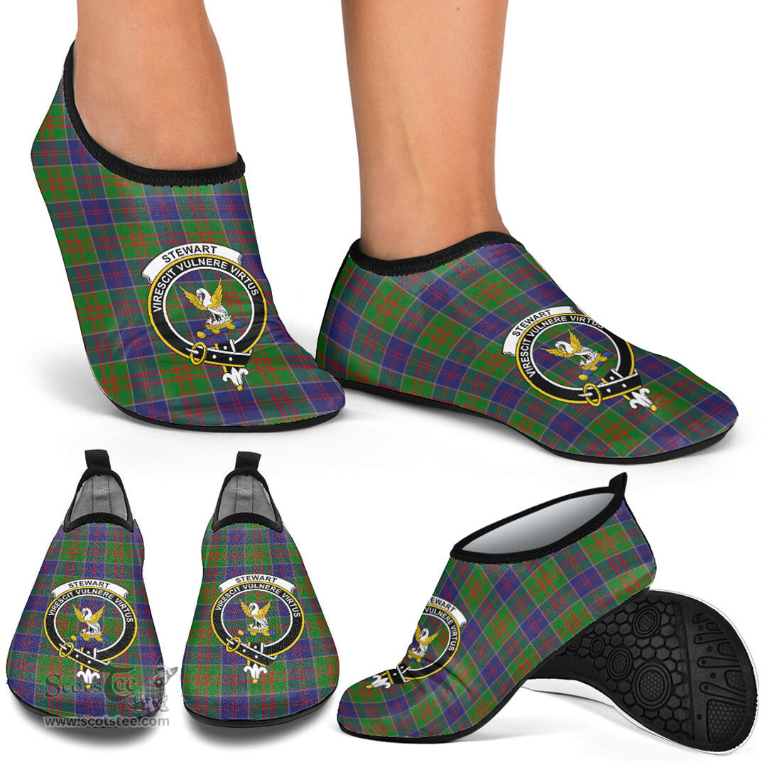 ScotsTee Shop Scottish Stewart of Appin Hunting Modern Clan Crest Tartan Men and Women a Slip On Barefoot Quick-Dry Beach Aqua Yoga Water Shoes
