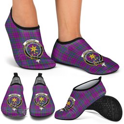 ScotsTee Shop Scottish Wardlaw Modern Clan Crest Tartan Men and Women a Slip On Barefoot Quick-Dry Beach Aqua Yoga Water Shoes