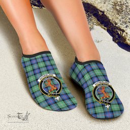 ScotsTee Shop Scottish Sutherland Old Ancient Clan Crest Tartan Men and Women a Slip On Barefoot Quick-Dry Beach Aqua Yoga Water Shoes