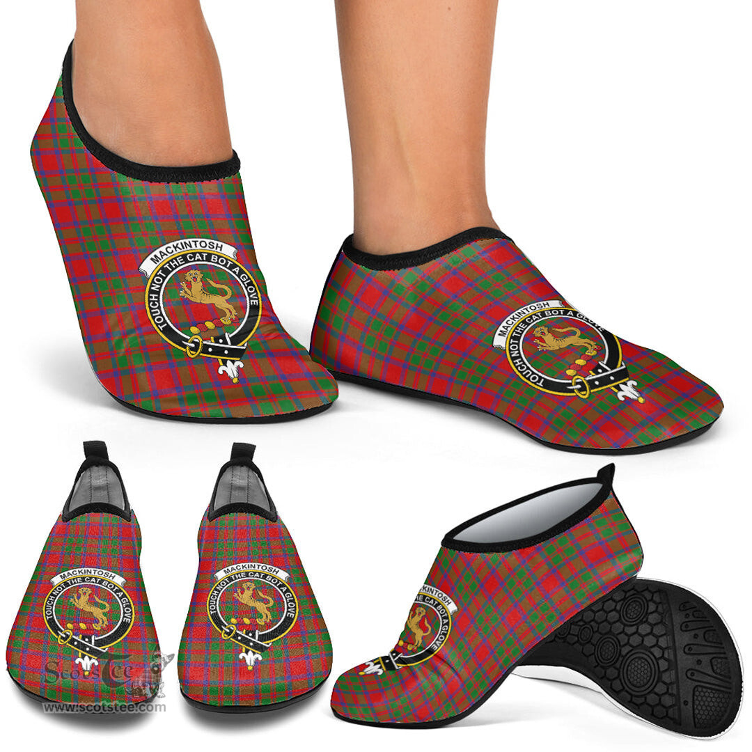 ScotsTee Shop Scottish MacKintosh Modern Clan Crest Tartan Men and Women a Slip On Barefoot Quick-Dry Beach Aqua Yoga Water Shoes