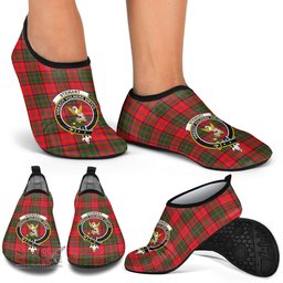 ScotsTee Shop Scottish Stewart of Appin Modern Clan Crest Tartan Men and Women a Slip On Barefoot Quick-Dry Beach Aqua Yoga Water Shoes