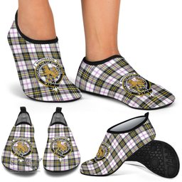 ScotsTee Shop Scottish MacPherson Dress Modern Clan Crest Tartan Men and Women a Slip On Barefoot Quick-Dry Beach Aqua Yoga Water Shoes
