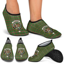 ScotsTee Shop Scottish MacKinnon Hunting Modern Clan Crest Tartan Men and Women a Slip On Barefoot Quick-Dry Beach Aqua Yoga Water Shoes