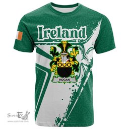 ScotsTee Shop Irish Gilmore Coat of Arms Irish Celtic Shamrock T Shirt Add Your Text Personalized T Shirt