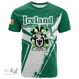 ScotsTee Shop Irish Gilligan or McGilligan Coat of Arms Irish Celtic Shamrock T Shirt Add Your Text Personalized T Shirt