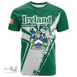 ScotsTee Shop Irish Gillman Coat of Arms Irish Celtic Shamrock T Shirt Add Your Text Personalized T Shirt