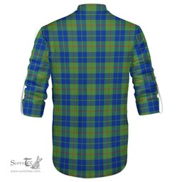 ScotsTee Shop Scottish Barclay Hunting Ancient Clan Tartan Mens Scottish Jacobite Ghillie Casual Shirt