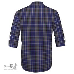 ScotsTee Shop Scottish Alexander of Menstry Clan Tartan Mens Scottish Jacobite Ghillie Casual Shirt