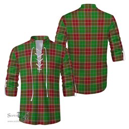 ScotsTee Shop Scottish Baxter Modern Clan Tartan Mens Scottish Jacobite Ghillie Casual Shirt