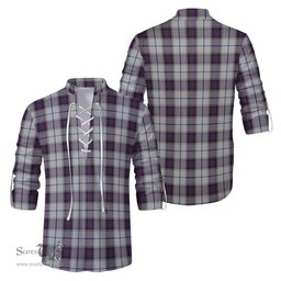 ScotsTee Shop Scottish Alexander of Menstry Dress Clan Tartan Mens Scottish Jacobite Ghillie Casual Shirt