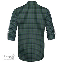 ScotsTee Shop Scottish Arbuthnot Clan Tartan Mens Scottish Jacobite Ghillie Casual Shirt
