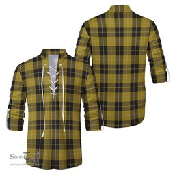 ScotsTee Shop Scottish Barclay Dress Clan Tartan Mens Scottish Jacobite Ghillie Casual Shirt