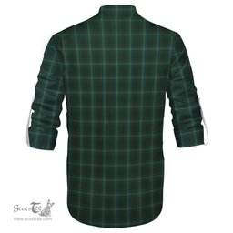 ScotsTee Shop Scottish Armagh County Ireland Clan Tartan Mens Scottish Jacobite Ghillie Casual Shirt