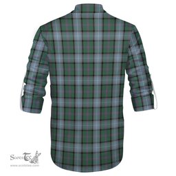 ScotsTee Shop Scottish Alexander of Menstry Hunting Clan Crest Tartan Mens Scottish Jacobite Ghillie Casual Shirt