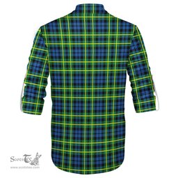 ScotsTee Shop Scottish Campbell of Breadalbane Ancient Clan Crest Tartan Mens Scottish Jacobite Ghillie Casual Shirt