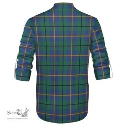 ScotsTee Shop Scottish Carmichael Ancient Clan Tartan Mens Scottish Jacobite Ghillie Casual Shirt