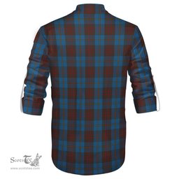 ScotsTee Shop Scottish Cameron Hunting Clan Tartan Mens Scottish Jacobite Ghillie Casual Shirt