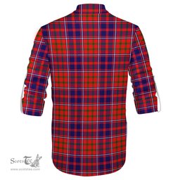 ScotsTee Shop Scottish Cameron of Lochiel Modern Clan Tartan Mens Scottish Jacobite Ghillie Casual Shirt