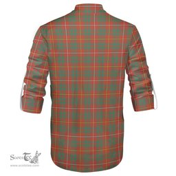 ScotsTee Shop Scottish Bruce Ancient Clan Crest Tartan Mens Scottish Jacobite Ghillie Casual Shirt