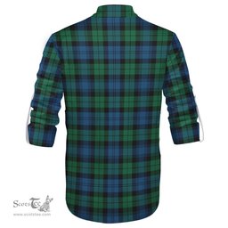 ScotsTee Shop Scottish Black Watch Ancient Clan Crest Tartan Mens Scottish Jacobite Ghillie Casual Shirt