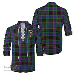 ScotsTee Shop Scottish Brodie Hunting Modern Clan Crest Tartan Mens Scottish Jacobite Ghillie Casual Shirt