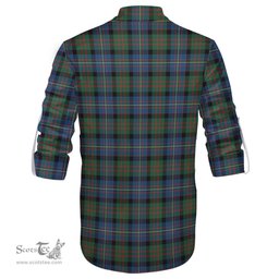 ScotsTee Shop Scottish Cameron of Erracht Ancient Clan Crest Tartan Mens Scottish Jacobite Ghillie Casual Shirt