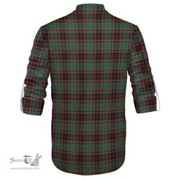 ScotsTee Shop Scottish Buchan Ancient Clan Tartan Mens Scottish Jacobite Ghillie Casual Shirt