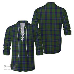 ScotsTee Shop Scottish Cameron of Lochiel Hunting Clan Tartan Mens Scottish Jacobite Ghillie Casual Shirt