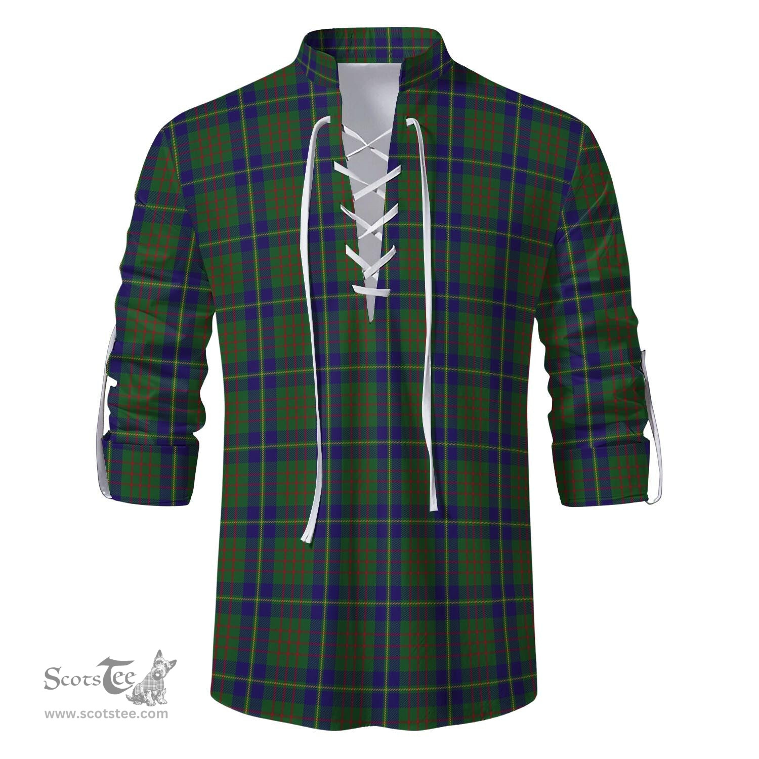 ScotsTee Shop Scottish Cameron of Lochiel Hunting Clan Tartan Mens Scottish Jacobite Ghillie Casual Shirt