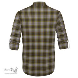 ScotsTee Shop Scottish Buchanan Dress Clan Tartan Mens Scottish Jacobite Ghillie Casual Shirt