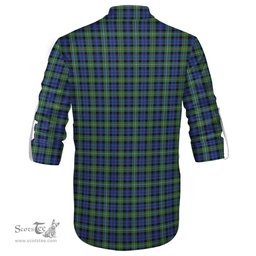 ScotsTee Shop Scottish Campbell Argyll Ancient Clan Tartan Mens Scottish Jacobite Ghillie Casual Shirt