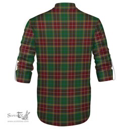 ScotsTee Shop Scottish Baxter Clan Tartan Mens Scottish Jacobite Ghillie Casual Shirt