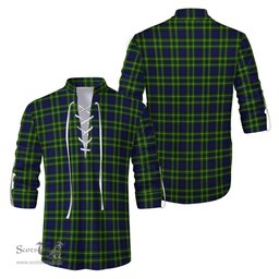 ScotsTee Shop Scottish Campbell of Breadalbane Modern Clan Tartan Mens Scottish Jacobite Ghillie Casual Shirt