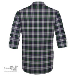 ScotsTee Shop Scottish Campbell of Cawdor Dress Clan Tartan Mens Scottish Jacobite Ghillie Casual Shirt