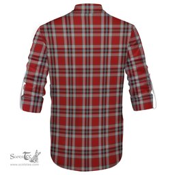 ScotsTee Shop Scottish Drummond of Perth Dress Clan Crest Tartan Mens Scottish Jacobite Ghillie Casual Shirt