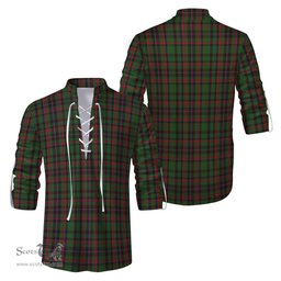 ScotsTee Shop Scottish Cumming Hunting Clan Tartan Mens Scottish Jacobite Ghillie Casual Shirt