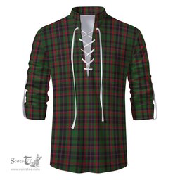 ScotsTee Shop Scottish Cumming Hunting Clan Tartan Mens Scottish Jacobite Ghillie Casual Shirt