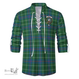ScotsTee Shop Scottish Duncan Ancient Clan Crest Tartan Mens Scottish Jacobite Ghillie Casual Shirt