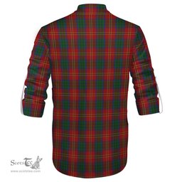 ScotsTee Shop Scottish Connolly Dress Clan Tartan Mens Scottish Jacobite Ghillie Casual Shirt