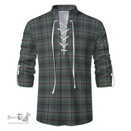 ScotsTee Shop Scottish Craig Clan Tartan Mens Scottish Jacobite Ghillie Casual Shirt