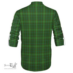 ScotsTee Shop Scottish Forrester or Foster Hunting Clan Crest Tartan Mens Scottish Jacobite Ghillie Casual Shirt
