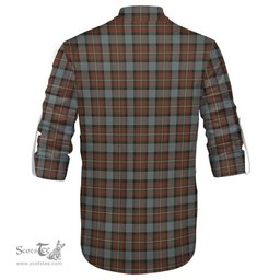 ScotsTee Shop Scottish Ferguson Weathered Clan Crest Tartan Mens Scottish Jacobite Ghillie Casual Shirt