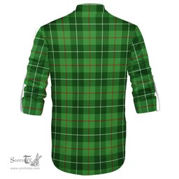 ScotsTee Shop Scottish Clephan Clan Tartan Mens Scottish Jacobite Ghillie Casual Shirt