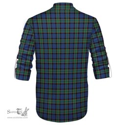 ScotsTee Shop Scottish Fletcher Ancient Clan Tartan Mens Scottish Jacobite Ghillie Casual Shirt
