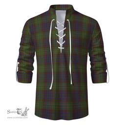 ScotsTee Shop Scottish Cunningham Hunting Modern Clan Tartan Mens Scottish Jacobite Ghillie Casual Shirt